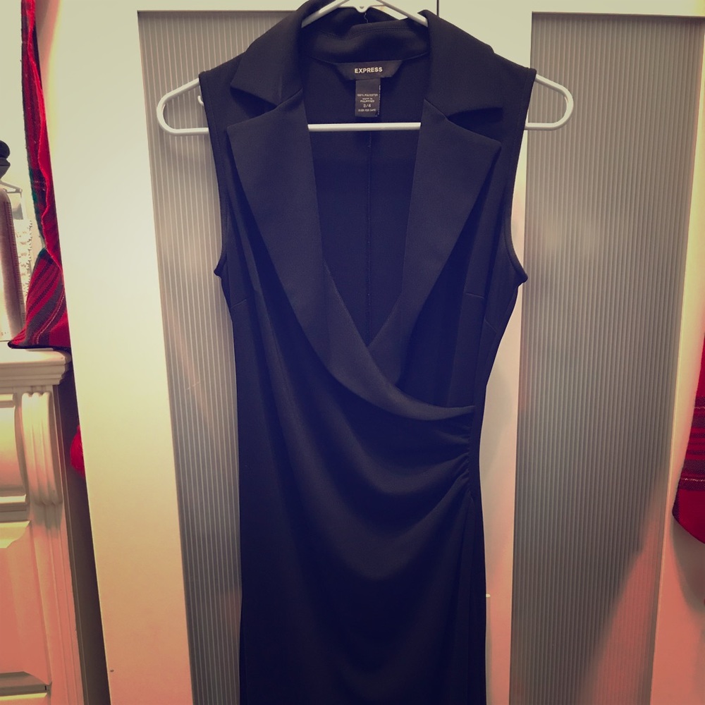 Express Black Sophisticated Dress